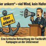 „Hier ankern“ – und dann? Statt sichtbarer Angebote nur symbolischer Auftritt: Die PR-Kampagne für die Unterweser kämpft mit Gegenwind – und mit der eigenen Leere.
