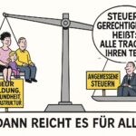Steuergerechtigkeit sorgt für Balance: Familie und Unternehmer im Gleichgewicht.